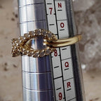 Gold Filled Infinity CZ Ring Size 8