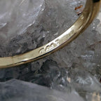 Gold Filled Triple VVS Five Stone Ring Size 7