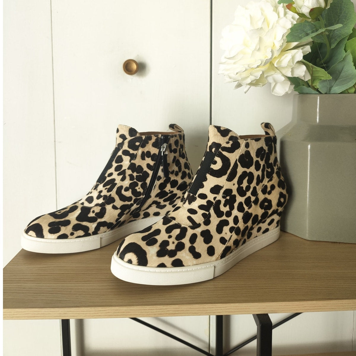 Linea Paolo Filipa II Calf Hair Wedges 9
