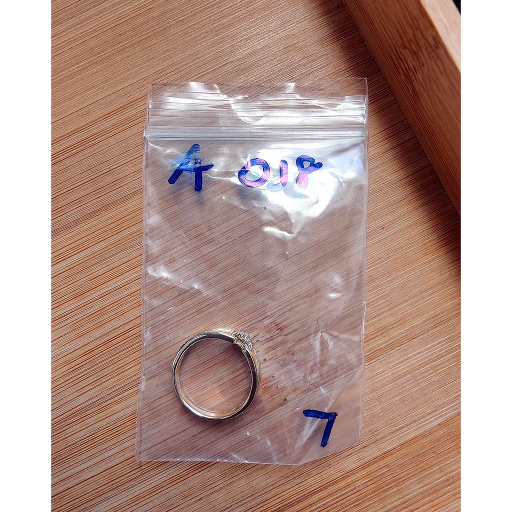 14K Gold Filled Double Band Statement Ring Size 7