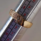 14K Gold Filled Interlocking Link Ring Size 9