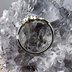 14K Gold Filled Floral Statement Ring Size 8