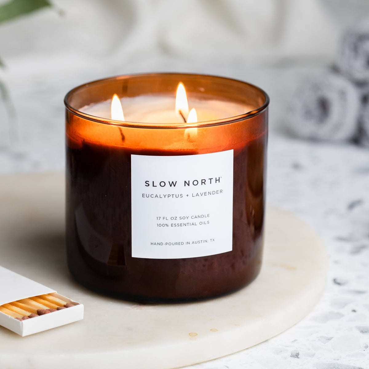 Eucalyptus + Lavender - Signature 3-Wick Candle
