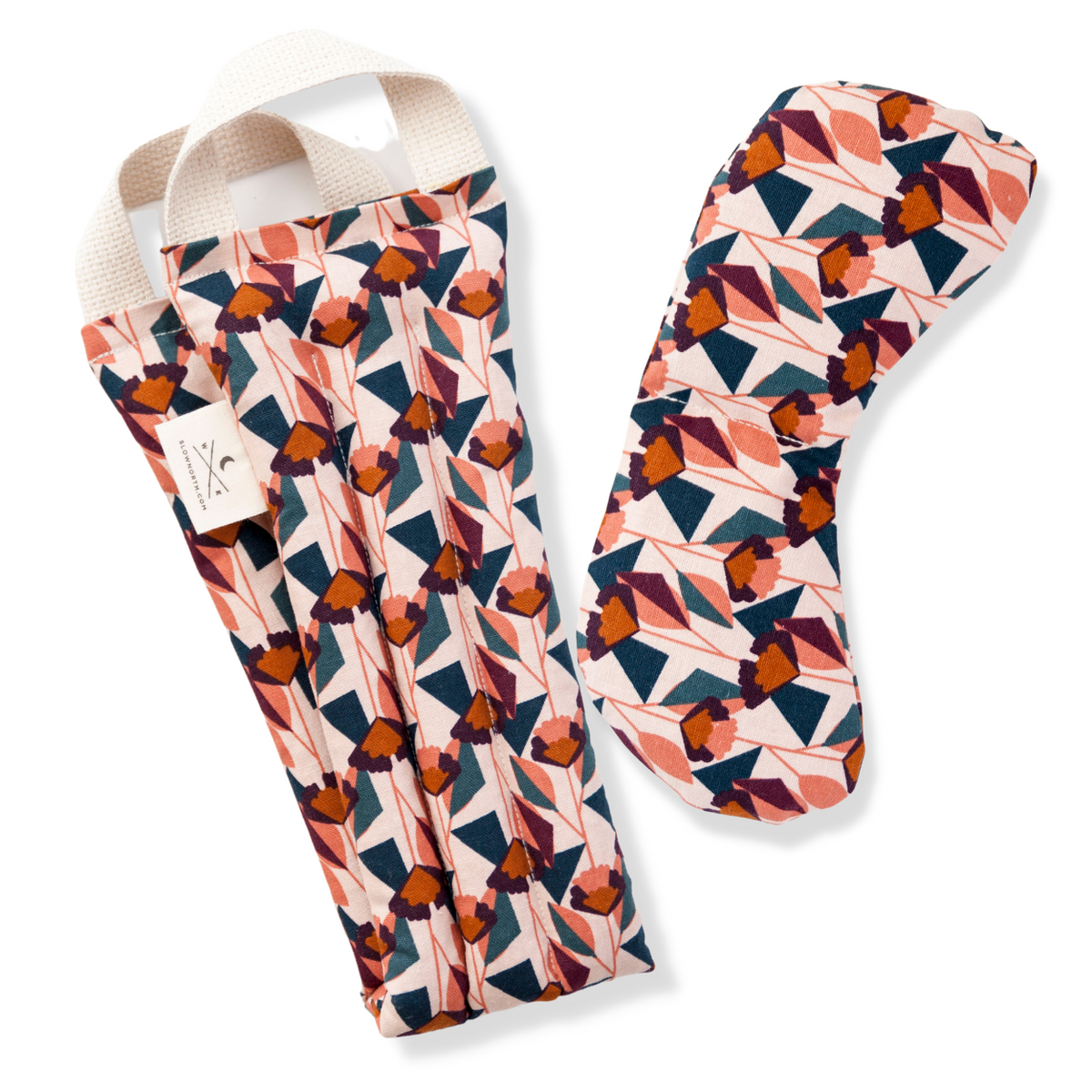 Eye Mask + Neck Wrap Bundle - Blush Florence