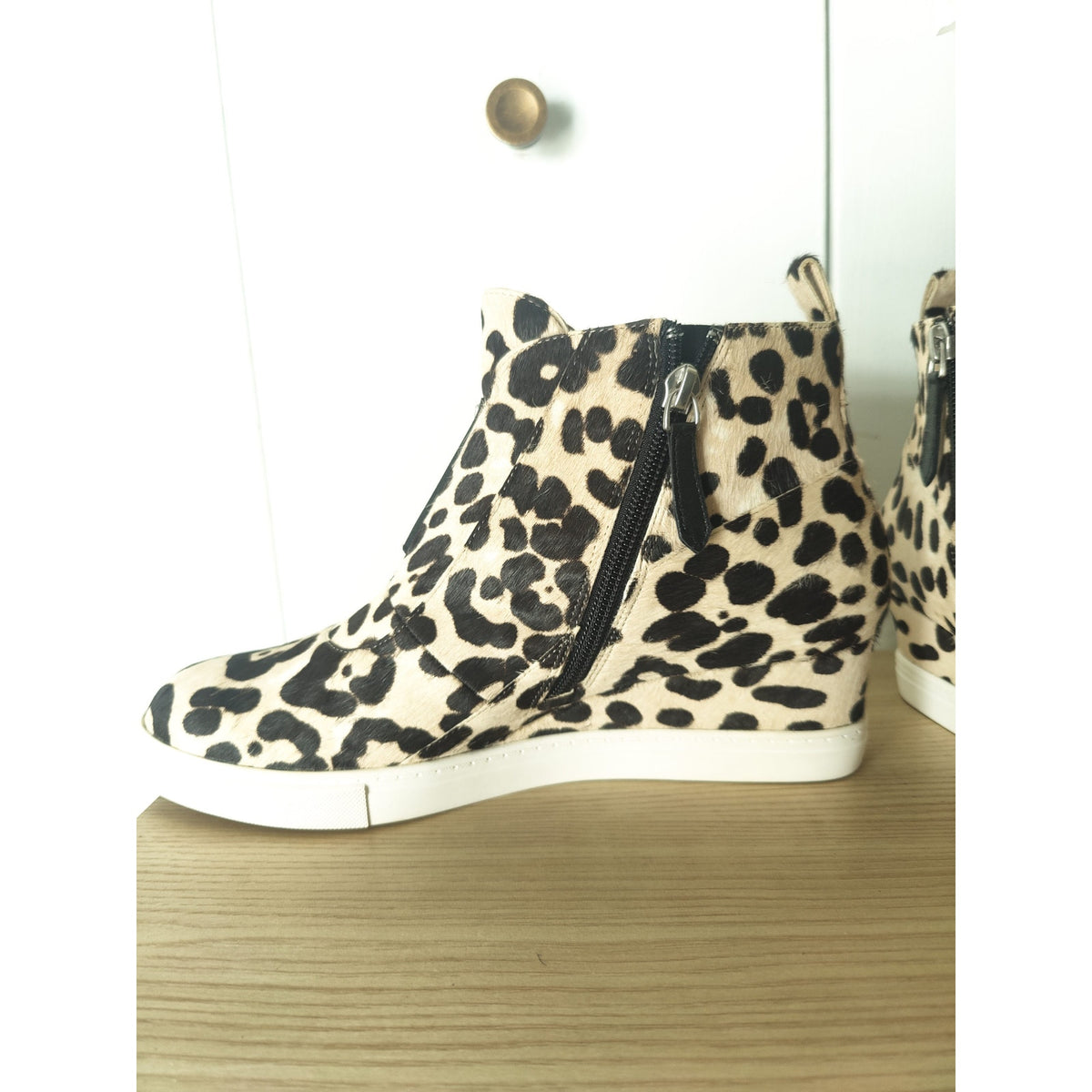 Linea Paolo Filipa II Calf Hair Wedges 9