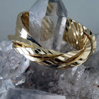14K Gold Filled Statement Ring Adjustable Size 6-9