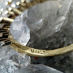 14K Gold Filled CZ Half Eternity Ring Size 8