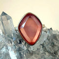Gold Tone Pink Statement Ring Size 9