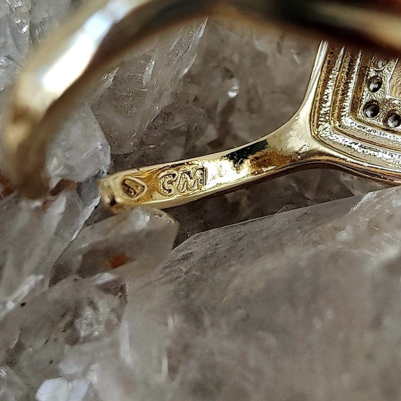 14K Gold Filled Knot Statement Ring Adjustable