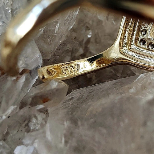 14K Gold Filled Knot Statement Ring Adjustable