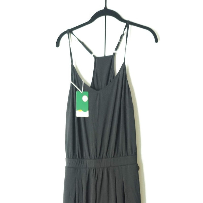 Halara Black Wide Leg Jumpsuit Large- New