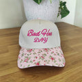 Zenana Bad Hair Day Pink Floral Cap