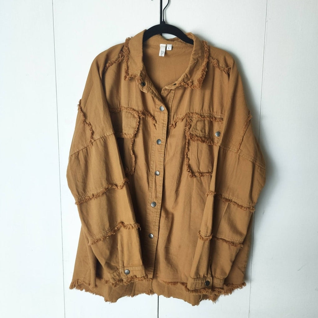 ELAN Devan Rock & Roll Shacket Size L