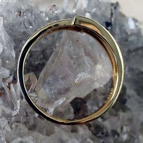 14K Gold Filled Interlocking Link Ring Size 9