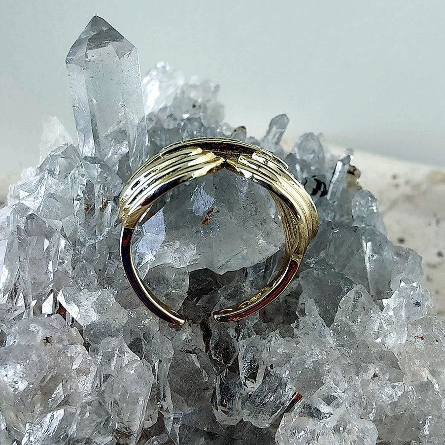 14K Gold Filled Knot Statement Ring Adjustable